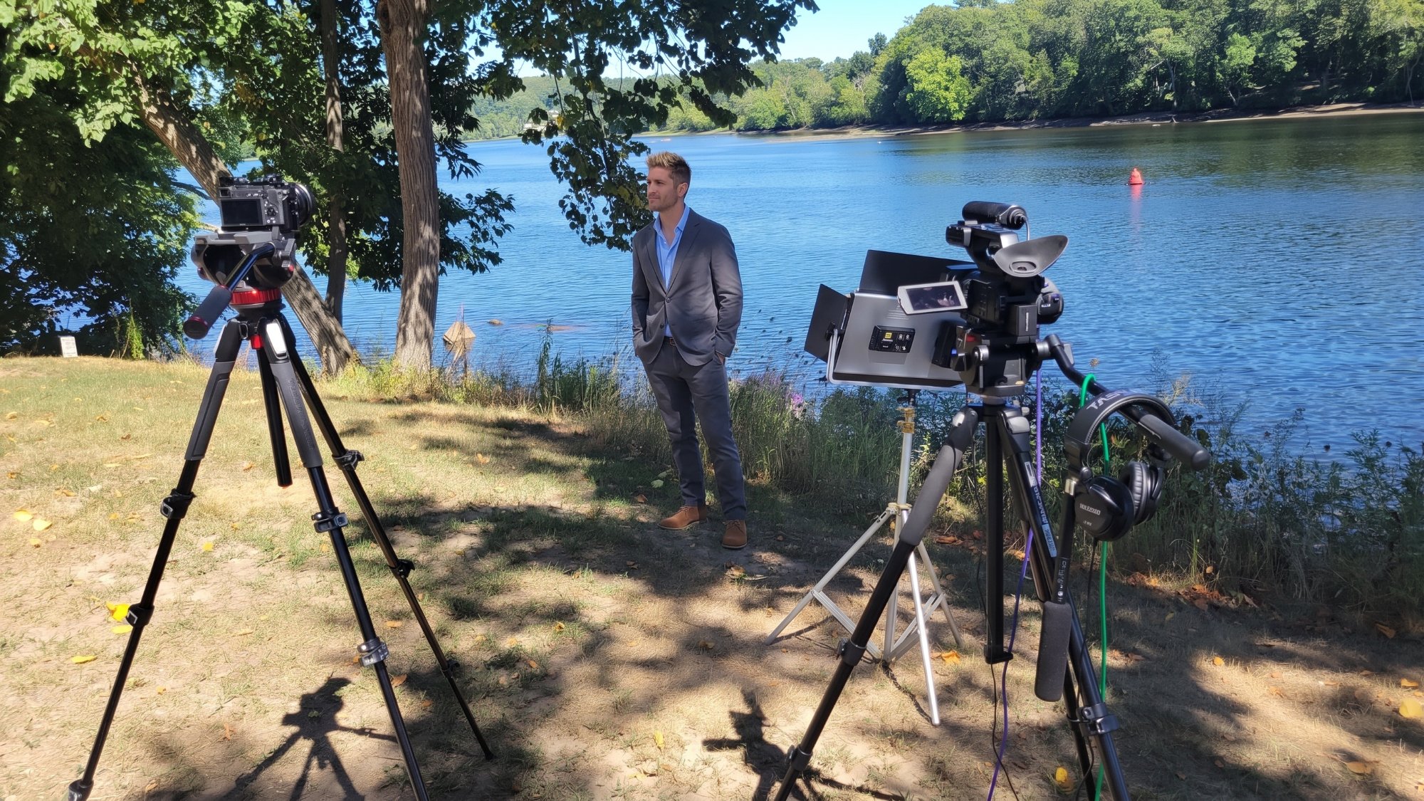 Riverside two-camera setup