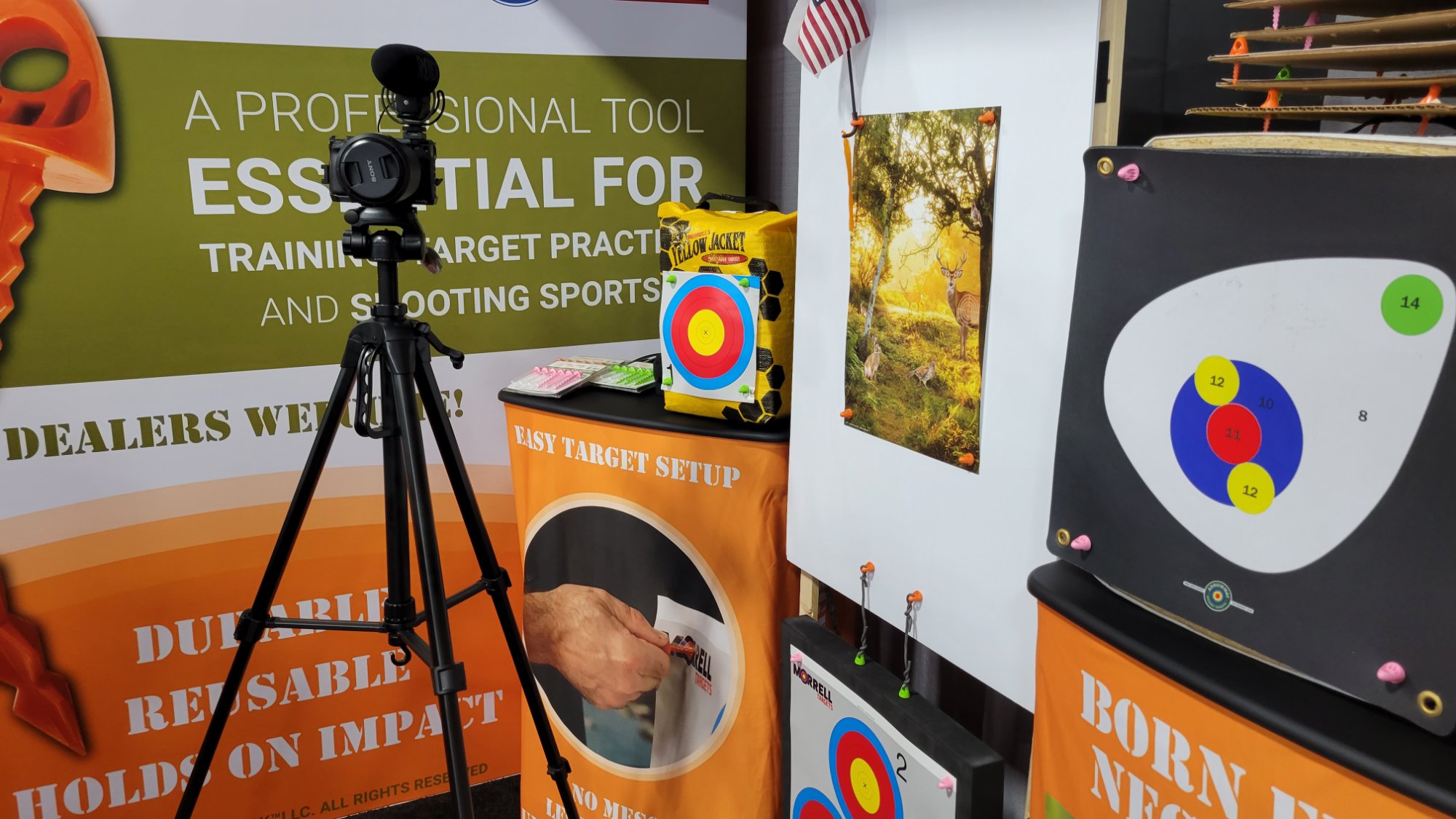Trade show close-up