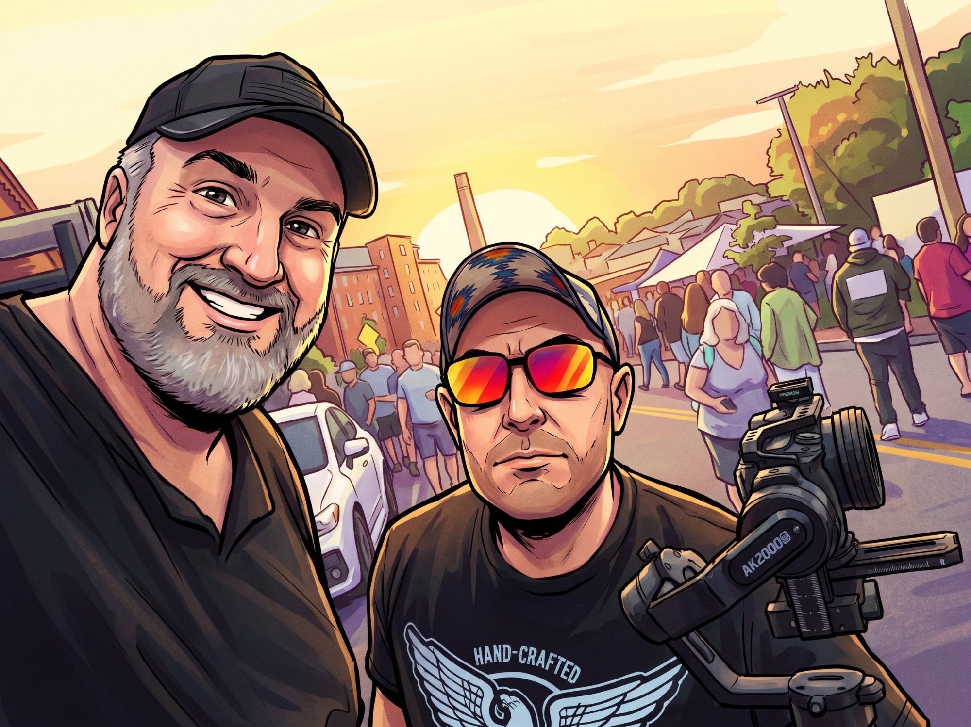 On location at a community event